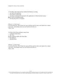 Biology & Life Sciences Chapter 8 Seedless Fruits That Develop Without Fertilization