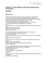 Media Studies Chapter 12 Lanny Davis Politicians Facing Rumors news About a Sexual