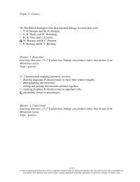 Biology & Life Sciences Chapter 13 The British Biologists Who First Reported