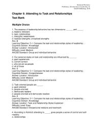 Communications Chapter 05 Objective 52 Describe How Task And Relationships