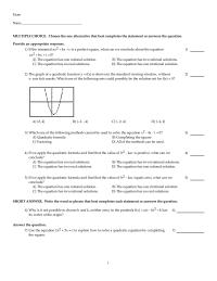 Chapter 9 Square Root Principle Factoring Quadratic Formula Factoring