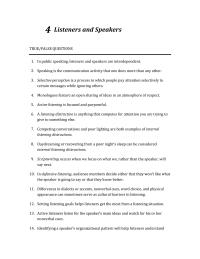 Communications Chapter 4 Laziness And Overconfidence Listening Are Manifested Expecting
