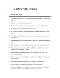 Communications Chapter 5 Focus Issues Rather Than Personalities View Refrain