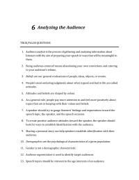 Communications Chapter 6 Which The Following Would Not Considered Demographic