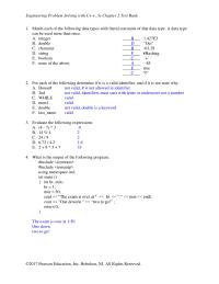 Programming Languages Chapter 2 Match Each The Following Data Types With