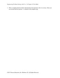 Programming Languages Chapter 10 Template Parameter Can Used Return Type The