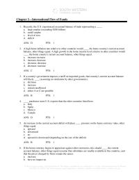 International Business Chapter 2 the U.S. experienced an annual balance of trade