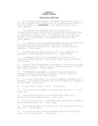 Management Chapter 4 The Standard Assignment Problem Where For Example