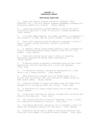 Management Chapter 10 Simulation Study Evaluates Options Generates Options&nbsp;