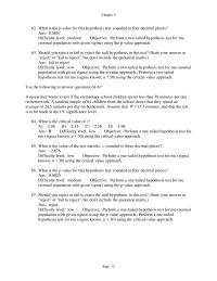 Chapter 9 Two samples drawn from two populations are&nbsp;