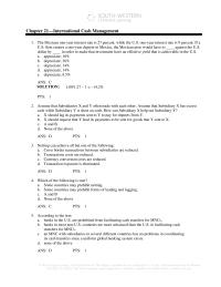 International Business Chapter 21 The Mexican one-year interest rate is 27 percent