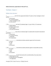 Criminal Law Chapter 1 Sets Forth The Appropriate Behavior For