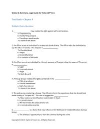 Criminal Law Chapter 9 May Violate The Right Against Self incrimination