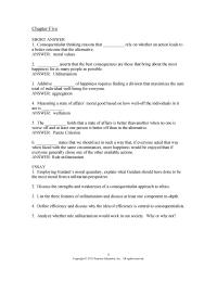 Business Ethics Chapter 5 Rule Utilitarianism essay one Bethe Most Moral From Utilitarian