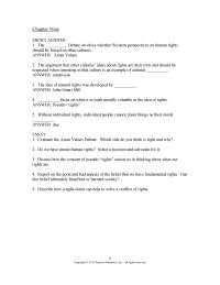 Business Ethics Chapter 9 Asian Values Debate Which Side You Think
