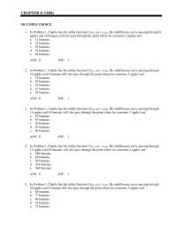 Economics Chapter 9 Which The Following Utility Functions is The Only