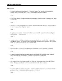 Economics Chapter 18 There Are Two Bidders The Dealer Believes