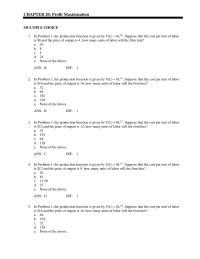 Economics Chapter 20 how much profit will the firm make if