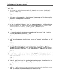 Economics Chapter 31 The Brochure They Send Their Customers describes Surgery