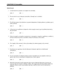 Economics Chapter 35 A trade between two people is an example of an