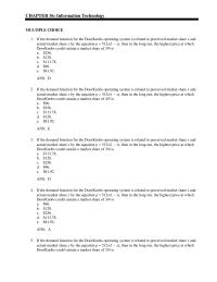 Economics Chapter 36 The cost to a student of owning the book during