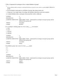 Sociology Chapter 6&nbsp;What are some of the advantages and disadvantages of