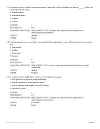 Sociology Chapter 7 Topics Factual Other Pickup 68 Which These