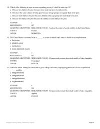 Sociology Chapter 8 Topics Conceptual Other Modified Cengage Learning Testing