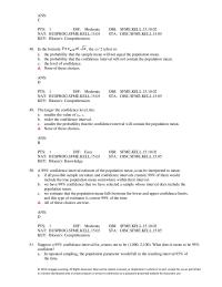 Management Chapter 10&nbsp;In the formula for a confidence interval for