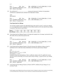 Management Chapter 16 Consider The Following Data Values Variables