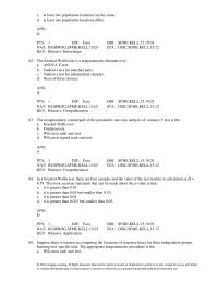 Management Chapter 19 The nonparametric counterpart of the randomized block
