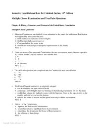 Constitutional Law Chapter 1 Article 10 Prohibition Against Bills Attainder Fourteenth