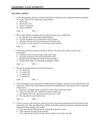 Art History Chapter 8 Which of the following is that attribute