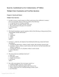Constitutional Law Chapter 4 Execution Arrest Warrant Inside Residence Confers Authority