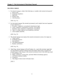 Marketing Chapter 3 Tropical Africa Very Long Channels With Many