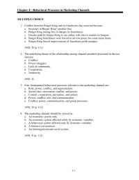 Marketing Chapter 4 Consider Using Other Providers Carry Out Channel