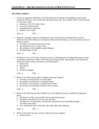 Art History Chapter 21 Why Was Mantua Important Art History This