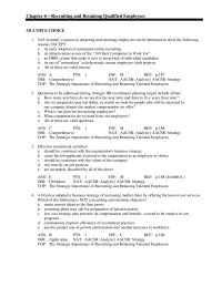 Human Resources Chapter 6 How many new hires do we need in the near