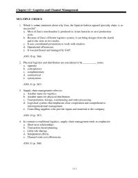 Marketing Chapter 13 An approach that takes note of the various factors