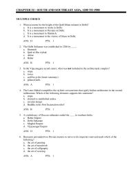 Art History Chapter 32 Prince Siddharatha The Secular Ruler And The