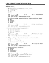 Finance Chapter 2 Given The Following Information Calculate The Companys