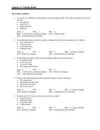 Finance Chapter 4 A bond that grants the investor the right to