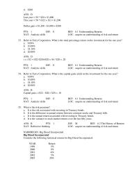Finance Chapter 6 What is the total percentage return on the investment