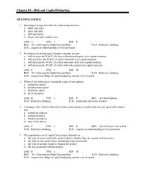 Finance Chapter 10 Youve Estimated That The Firm Has Beta