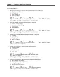 Finance Chapter 11 Which of the following is not considered an advantage