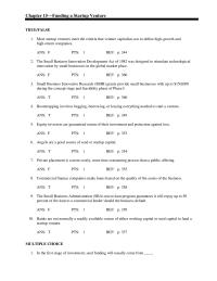 Management Chapter 15 Many entrepreneurs neglect to consider one of