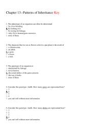 Biology & Life Sciences Chapter 13 The Phenotype Organism Can Often Determined Cross