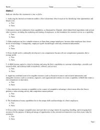 Management Chapter 3 Internal Analysis Enables Firm Determine What The