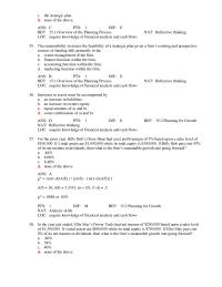Finance Chapter 15 Ellie May’s Power Tools had net income of