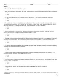 Management Chapter 5 The Ceo Realizes That Must Understand Competitors